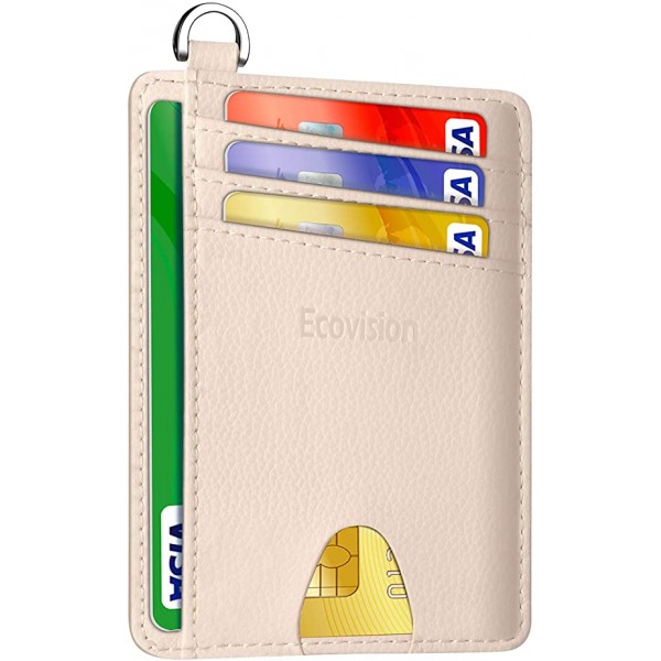 Men Slim PU Leather Wallet Card Holder Front Pocket Wallet Credit ID Pocket  Thin